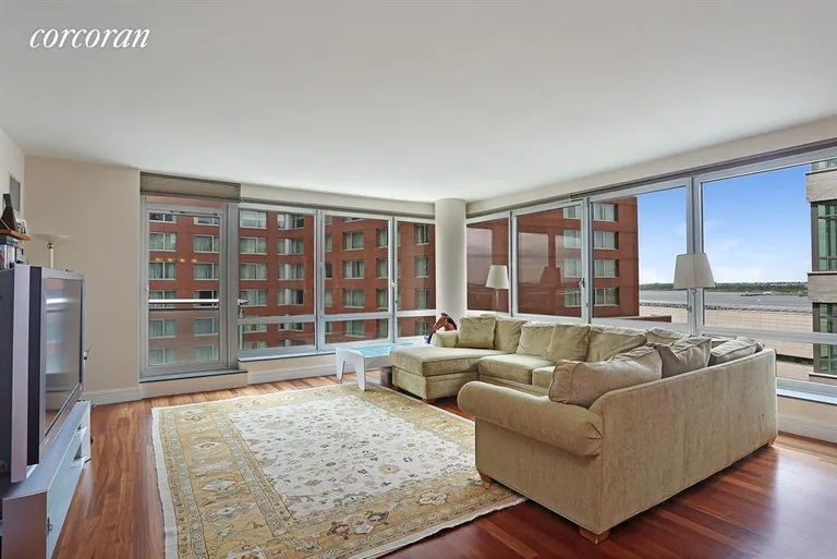 New York City Real Estate | View 30 West Street, 9F | Living Room | View 2
