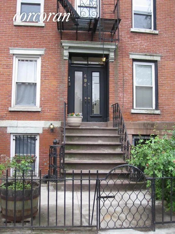 New York City Real Estate | View 494 Warren Street, 2 | Up the stoop and up one flight to #2 | View 2