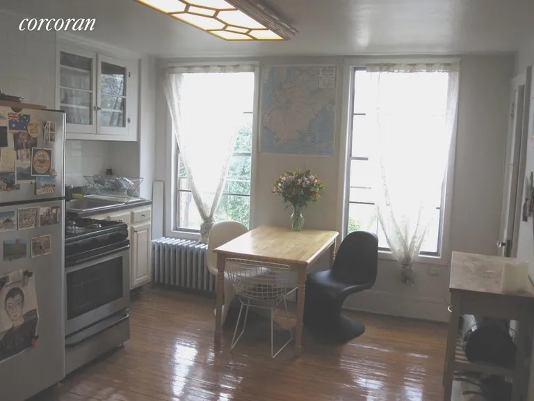 New York City Real Estate | View 494 Warren Street, 2 | Windowed eat-in Kitchen | View 3