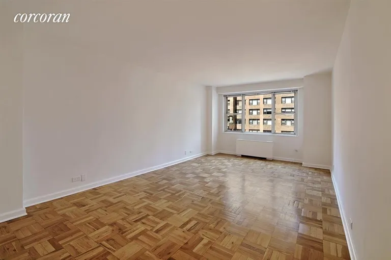 New York City Real Estate | View 300 East 40th Street, 15X | Large Bright Living Room/ Dining area | View 2