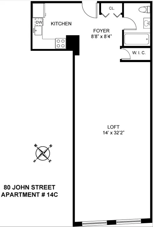 80 John Street, 14C | floorplan | View 5