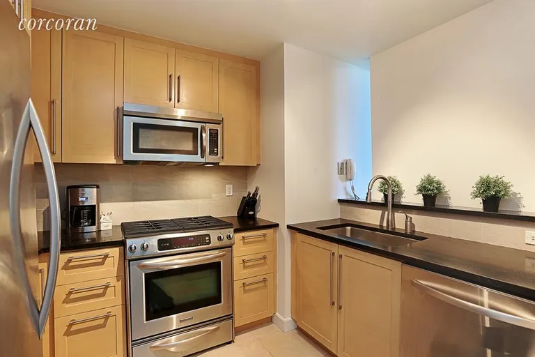 New York City Real Estate | View 415 Main Street, PH2D | Kitchen | View 5