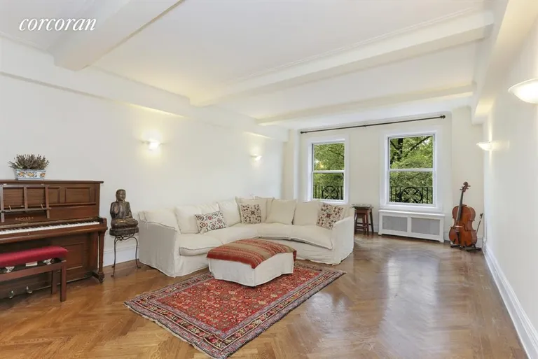 New York City Real Estate | View 340 Riverside Drive, 2B | Living Room | View 2