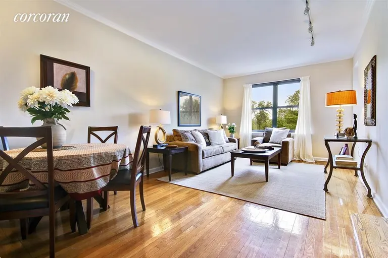 New York City Real Estate | View 425 Central Park West, 6A | Spacious living room with direct park views! | View 2