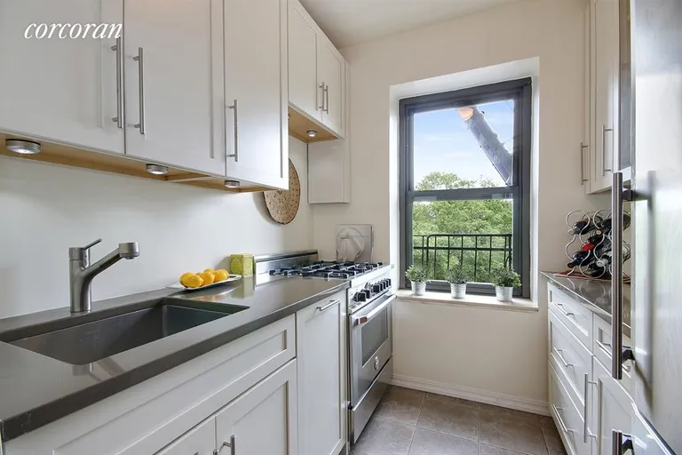 New York City Real Estate | View 425 Central Park West, 6A | New kitchen with high-end appliances   | View 3