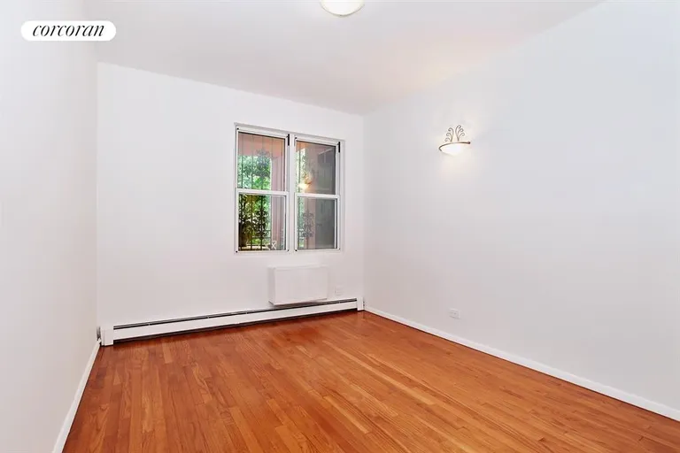 New York City Real Estate | View 11 West 104th Street, 2B | Guest Bedroom with views overlooking balcony | View 6
