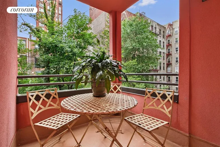 New York City Real Estate | View 11 West 104th Street, 2B | Spectacular balcony with garden views | View 7