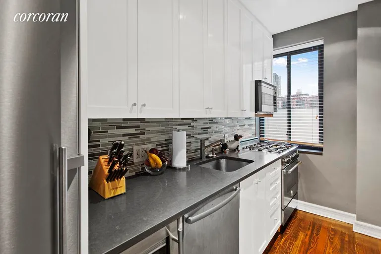 New York City Real Estate | View 255 West 23rd Street, 5GW | Windowed kitchen | View 3