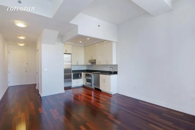 New York City Real Estate | View 1 Hanson Place, 10E | Kitchen / Living Room | View 3