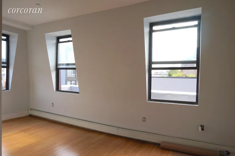 New York City Real Estate | View 603 Vanderbilt Avenue, 4 | Master Bedroom w 3 Windows | View 7