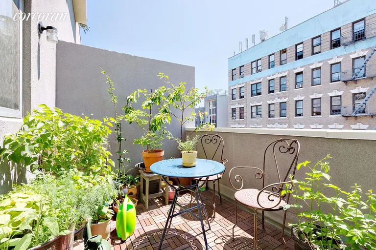 New York City Real Estate | View 406 Lorimer Street, F | Private Terrace | View 7