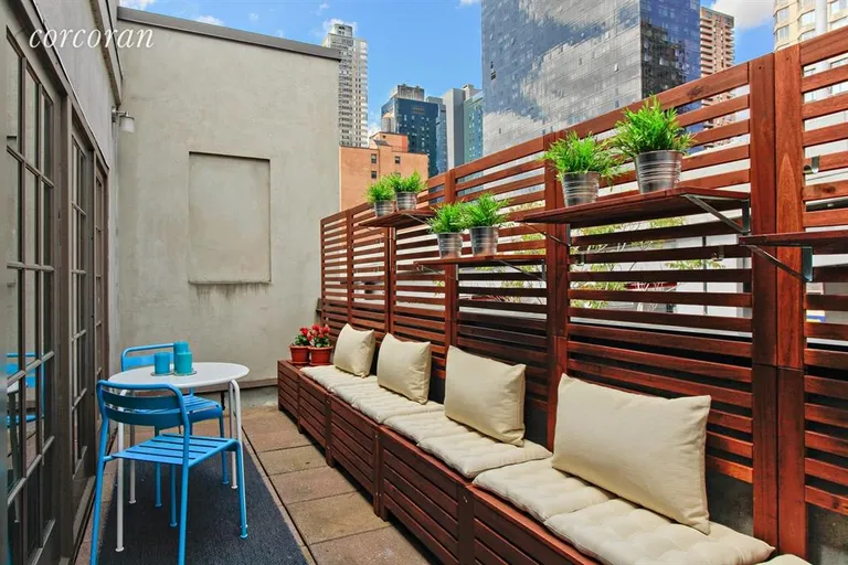 New York City Real Estate | View 407 West 40th Street, PHB | Deck | View 4