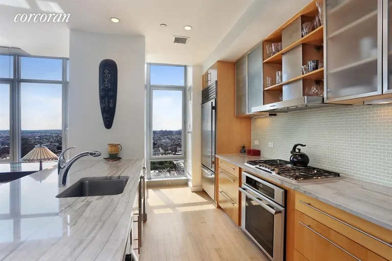 New York City Real Estate | View 1 NORTHSIDE PIERS, PH10 | Kitchen | View 4
