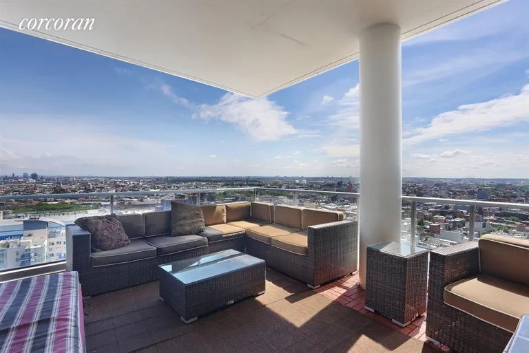 New York City Real Estate | View 1 NORTHSIDE PIERS, PH10 | Deck | View 2