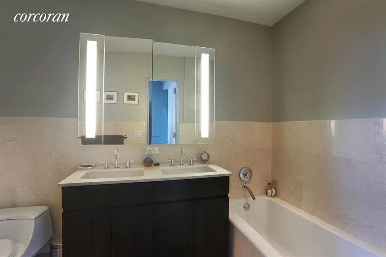 New York City Real Estate | View 1 NORTHSIDE PIERS, PH10 | Master Bathroom | View 7