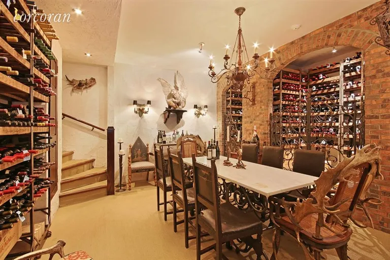 New York City Real Estate | View 7 East 84th Street | Wine Cellar | View 9