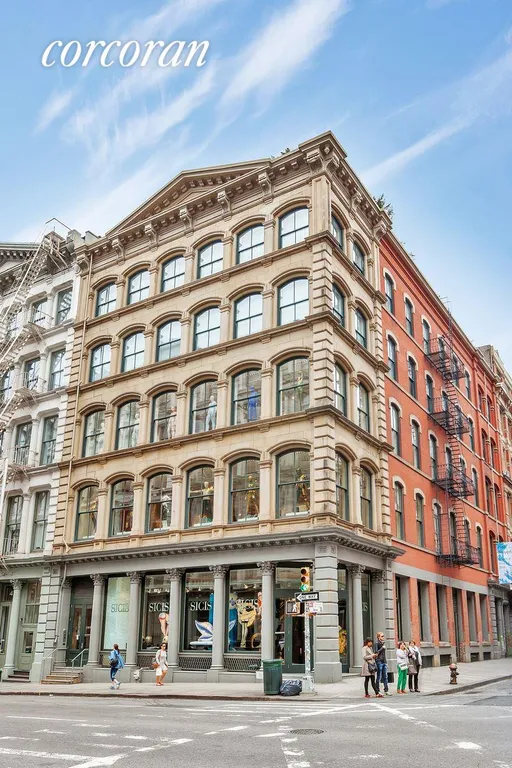 New York City Real Estate | View 470 Broome Street, 4S | historic stone and cast-iron facade | View 16
