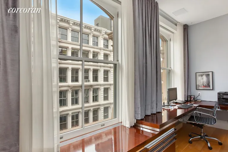 New York City Real Estate | View 470 Broome Street, 4S | built-in desk in office area | View 11