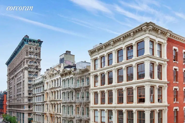 New York City Real Estate | View 470 Broome Street, 4S | incredible SoHo view of cast-iron buildings | View 14