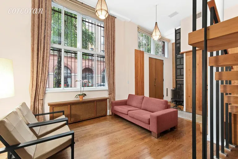 New York City Real Estate | View 260 West 10th Street, 1W | living room (reverse view) | View 2