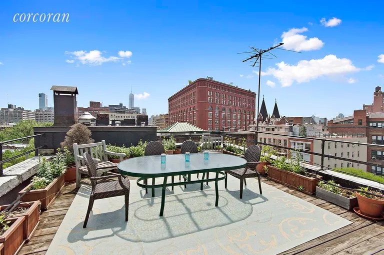 New York City Real Estate | View 260 West 10th Street, 1W | roof top | View 9