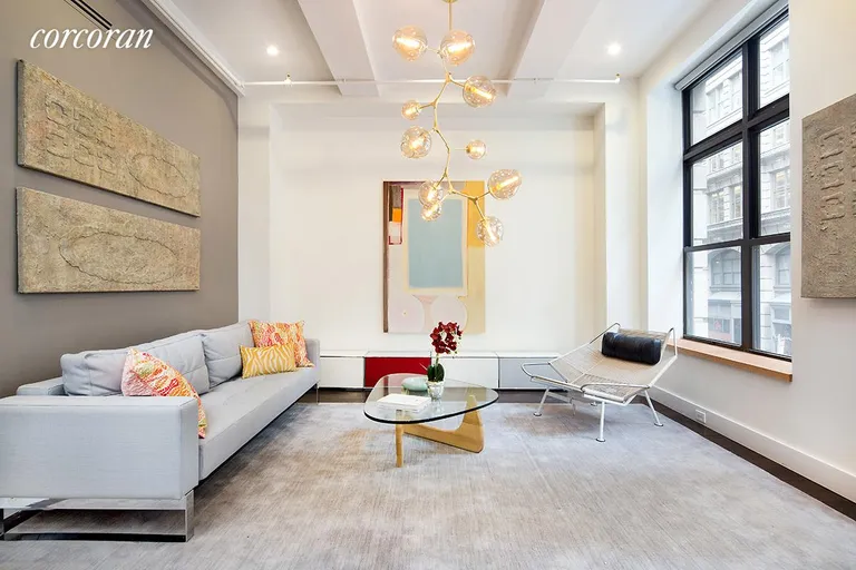 New York City Real Estate | View 8 West 19th Street, 2 | Living Room  | View 4
