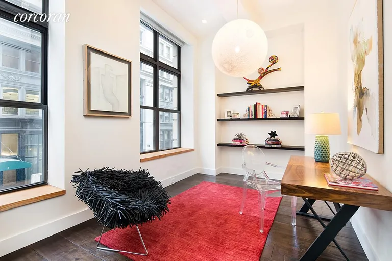 New York City Real Estate | View 8 West 19th Street, 2 | Library Easily Converts to 4th Bedroom  | View 5