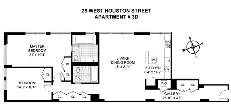 25 West Houston Street, 3D | floorplan | View 7