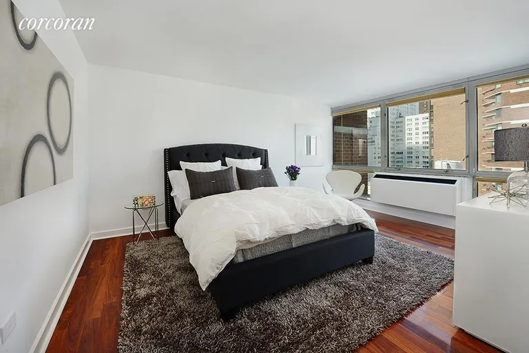 New York City Real Estate | View 1965 Broadway, 10H | Master Bedroom | View 8