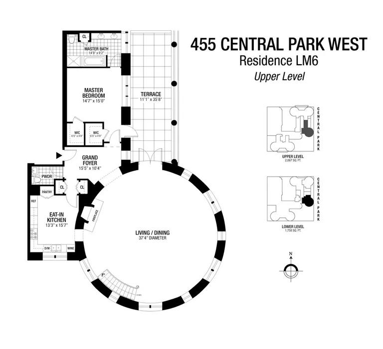 455 Central Park West, LM6 | floorplan | View 21