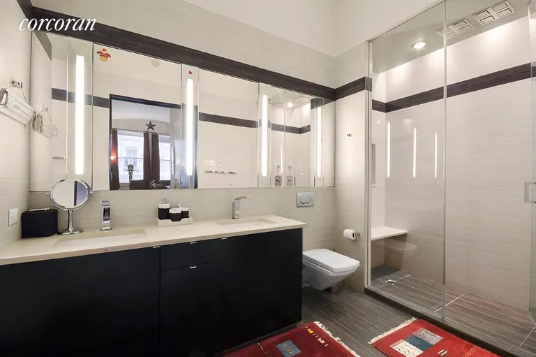 New York City Real Estate | View 130 Fulton Street, 4B | Custom designed, Italian, five-piece master bath | View 6