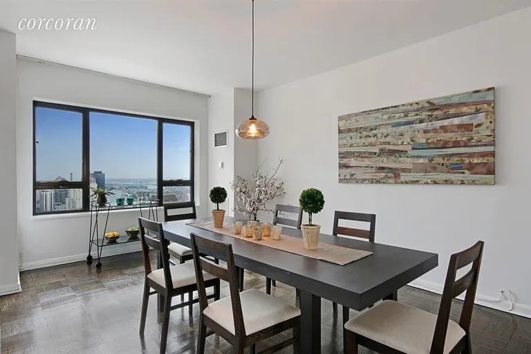 New York City Real Estate | View 425 East 58th Street, 45H1 | Dining Room | View 4