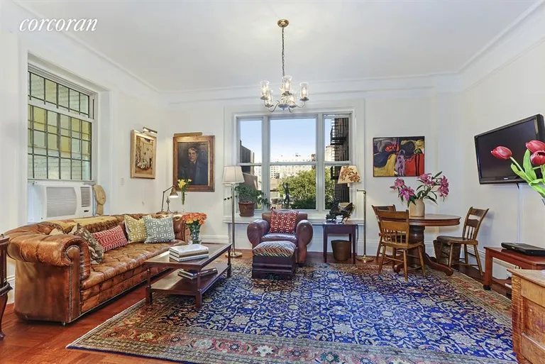 New York City Real Estate | View 180 Riverside Drive, 6E | Living Room | View 2