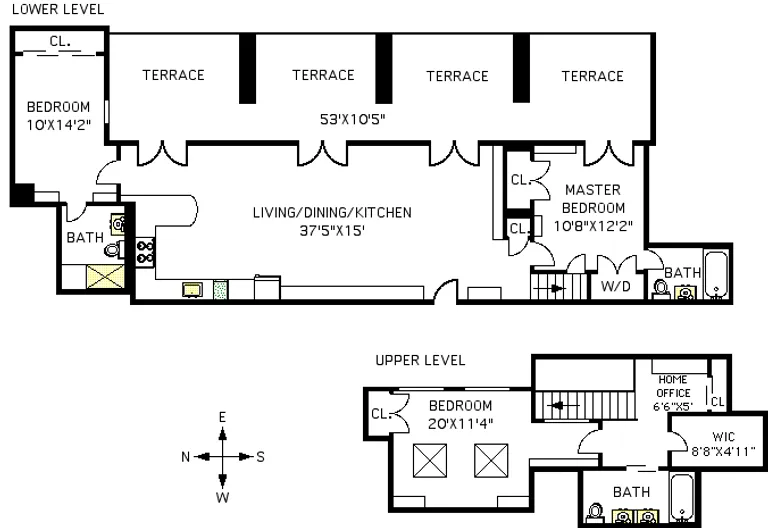 58 Strong Place, 4A | floorplan | View 10