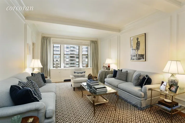 New York City Real Estate | View 435 East 57th Street, 9D | Living Room with north view | View 3
