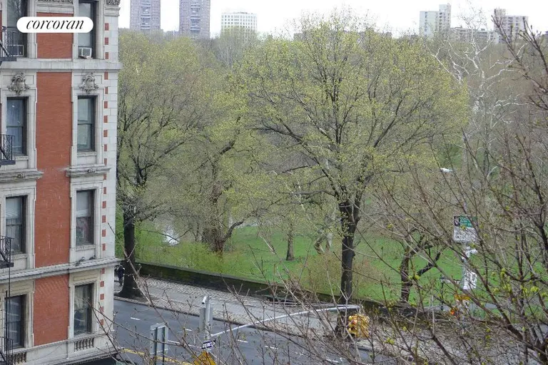 New York City Real Estate | View 400 Central Park West, 6V | Side Park view from your window! | View 4
