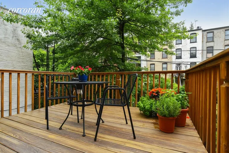 New York City Real Estate | View 416 4th Street, 1 | Deck | View 5