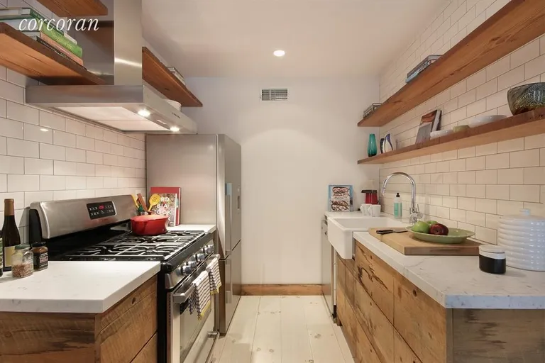 New York City Real Estate | View 148 Baltic Street | Garden floor  renovated kitchen | View 5