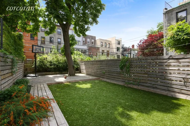 New York City Real Estate | View 148 Baltic Street | Sixty foot South garden  | View 14