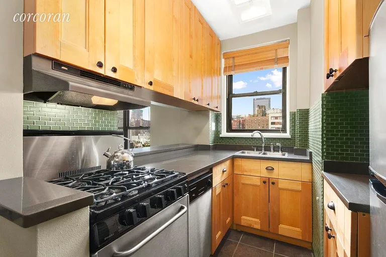 New York City Real Estate | View 200 West 20th Street, 1110 | Windowed Kitchen | View 3