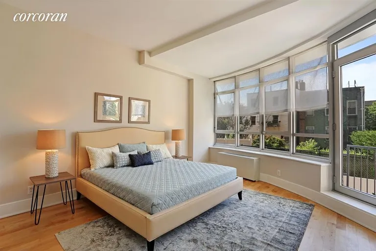 New York City Real Estate | View 20 Bayard Street, Park B | Master Bedroom with Southern Exposures | View 2