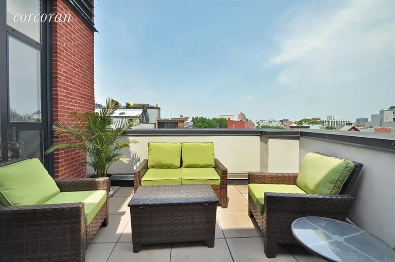 New York City Real Estate | View 161 North 4th Street, 4F | In-unit Terrace | View 5