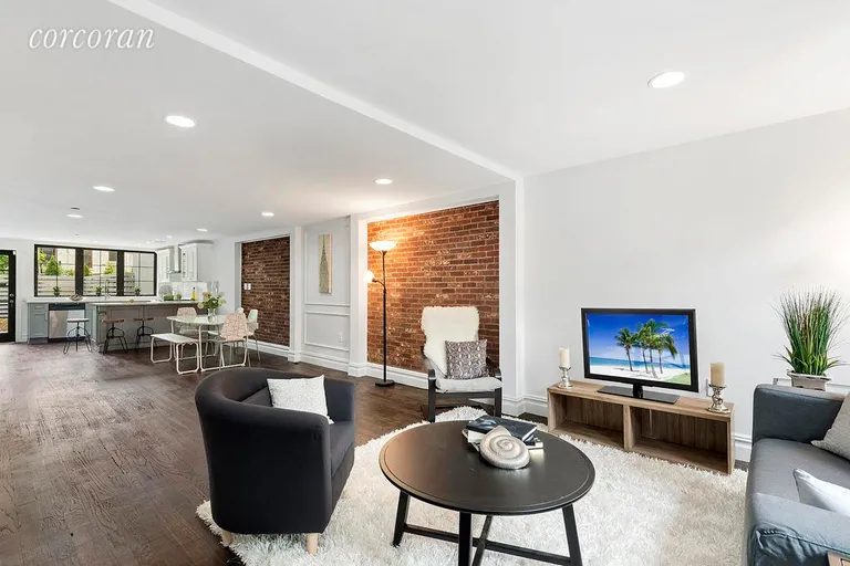 New York City Real Estate | View 748 Madison Street | Large comfortable living room  | View 2