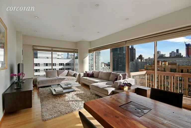 New York City Real Estate | View 200 East 69th Street, 19C | Living Room / Dining Room | View 2