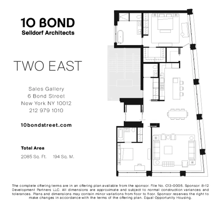 10 Bond Street, 2E | floorplan | View 6