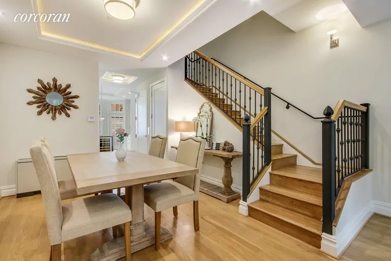 New York City Real Estate | View 349A State Street | Parlor floor dining room | View 2