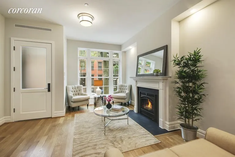 New York City Real Estate | View 349A State Street | Living Room in two-family layout | View 16