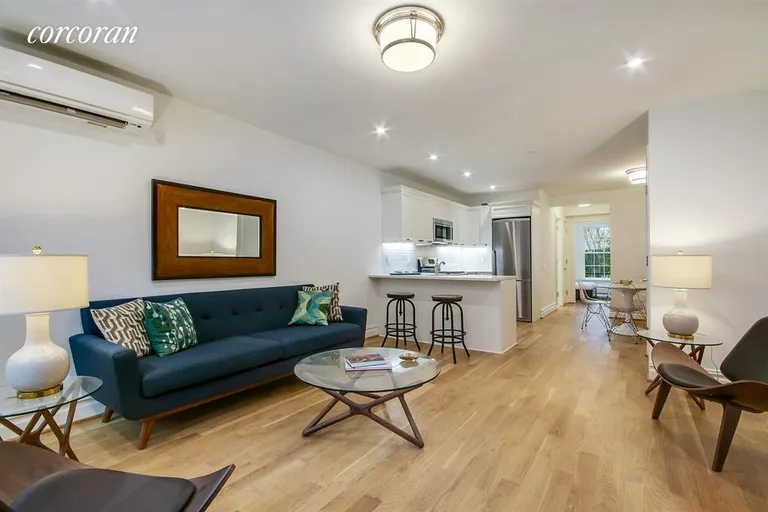 New York City Real Estate | View 349A State Street | Rental living room in two-family layout | View 20