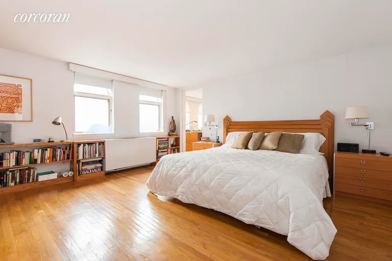 New York City Real Estate | View 125 East 12th Street, 5DD | Oversized Master Bedroom w/adjacent Atrium Office | View 3
