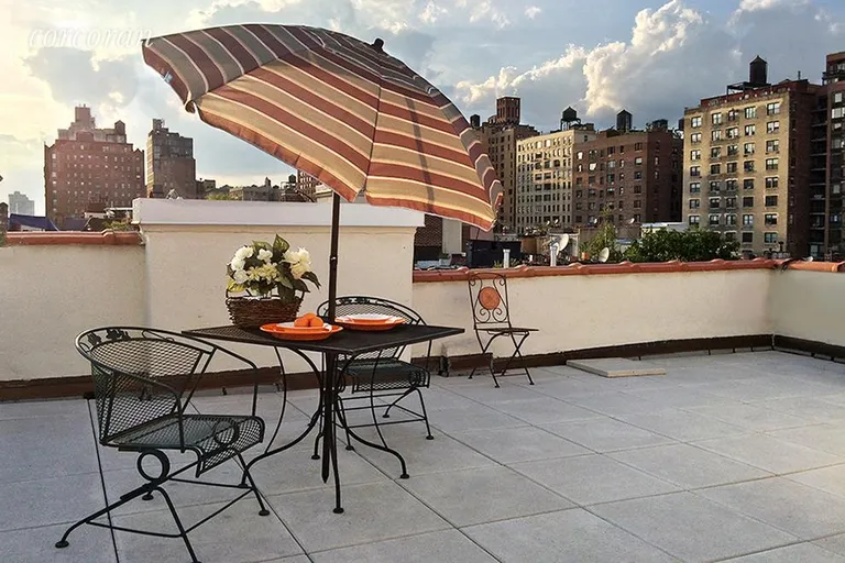 New York City Real Estate | View 105 West 77th Street, 5A | Western view from private outdoor space. | View 8